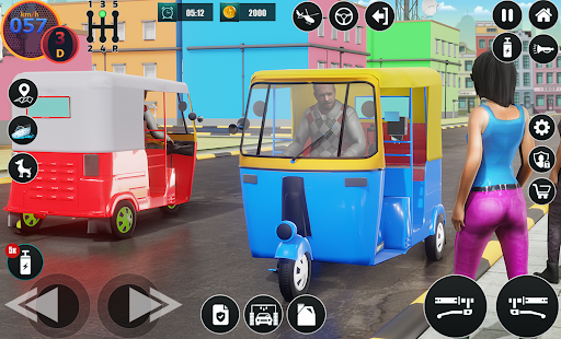 Android application Tuk Tuk Ricksha Car Game screenshort