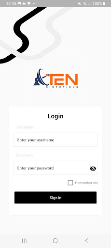 Android application TEN DIRECTIONS screenshort