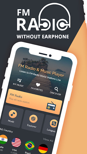 Android application Radio Fm Without Internet screenshort