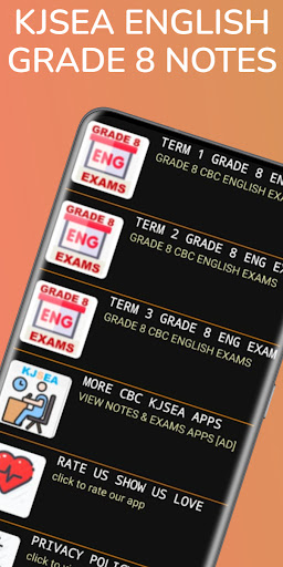 KJSEA Grade 8 English Exams