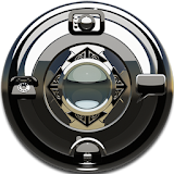 Black Silver 2 GO Locker Theme icon