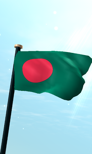 Android application Bangladesh Flag 3D Wallpaper screenshort