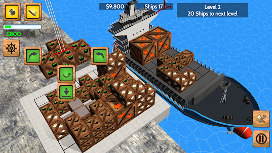 Ship balance puzzle and arcade
