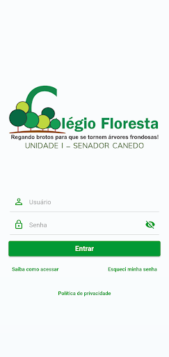 Android application COLÉGIO FLORESTA - UNIDADE I screenshort
