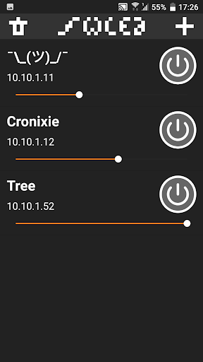 Android application WLED screenshort