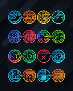 Pixel Net Neon Icon Pack Patched Apk 5