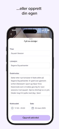 Moments - Aktivteter