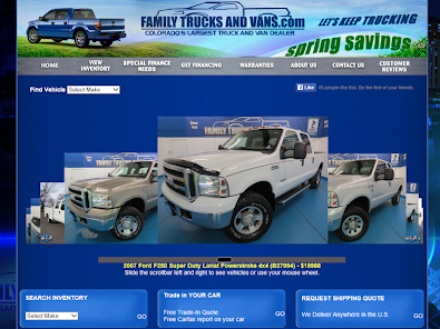 Family truck hotsell and vans