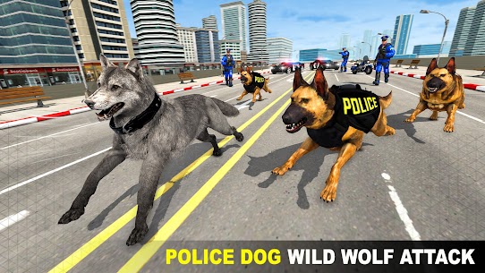 Police Dog VS Wild Wolf Attack Survival City Apk İndir 2022 2