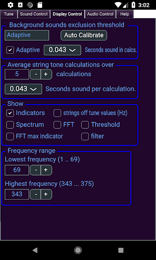 GuitarFineTune Screen 3
