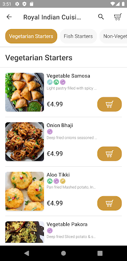 Royal Indian Cuisine Screen 2