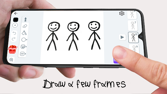 Stickman: draw animation maker Screenshot