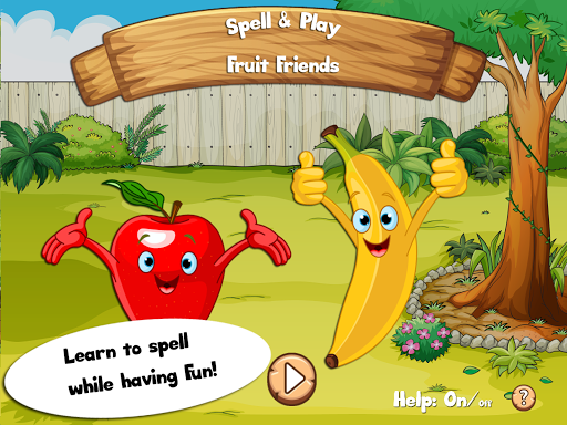 Android application Spell & Play: Fruit Friends screenshort