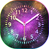 Glitter Clock Live Walpaper icon