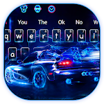 Cover Image of Download Neon Racing Car Keyboard 10001005 APK