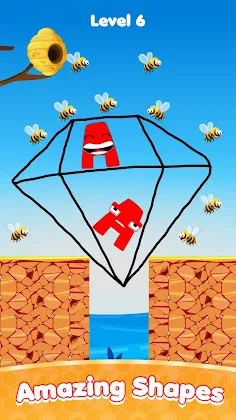 Draw To Save Alphabet Fun - Screenshot 2