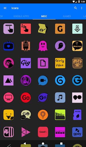 Colorful Flat Icon Pack screenshot 15