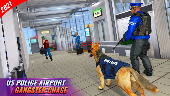 Police Dog Airport Crime Chase: Jeux de chiens screenshots apk mod 1
