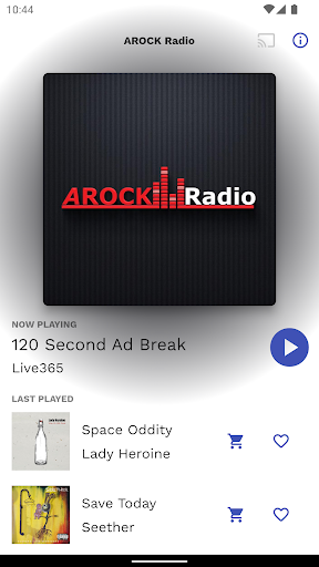 Android application AROCK Radio screenshort