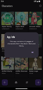 Rick and Morty Characters App