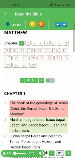 Audio Bible - NKJV Bible App screenshot