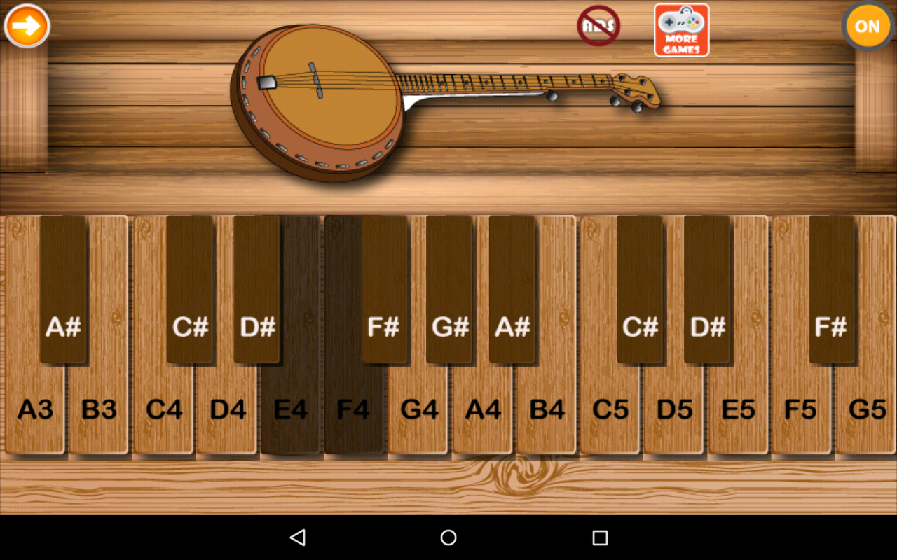 Android application Professional Banjo screenshort