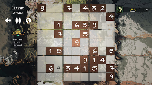Battle Sudoku Screen 2