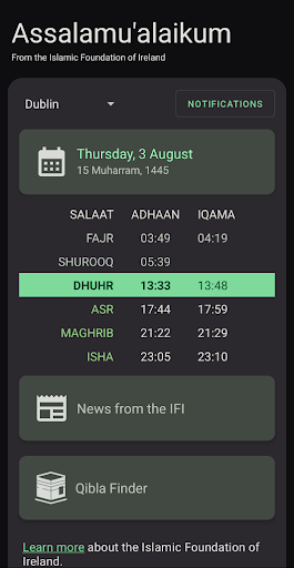 Islamic Foundation of Ireland Screen 2