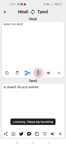 Hindi To Tamil Translator screenshot 5