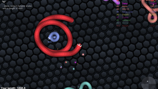 slither.io Mod APK 2.3.1 [Unlimited Health, No death] Gallery 3