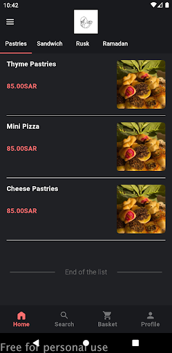 Android application Ekkah screenshort