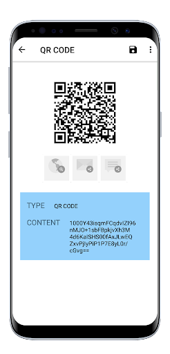 QR code scanner & Barcode app. Screen 3