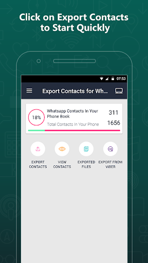 Export Contacts For WhatsApp 3.4 APK screenshots 1