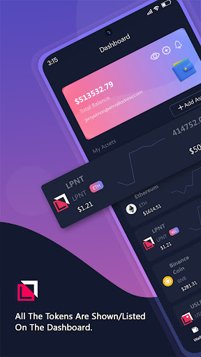 LPNT - Crypto Wallet Screen 2
