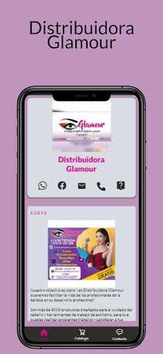 Android application Distribuidora Glamour screenshort