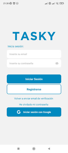 Android application Tasky screenshort