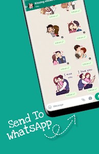 Kissing Stickers for Whatsapp Unknown