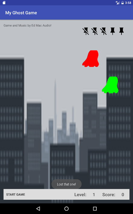 Ghost Game Screen 1