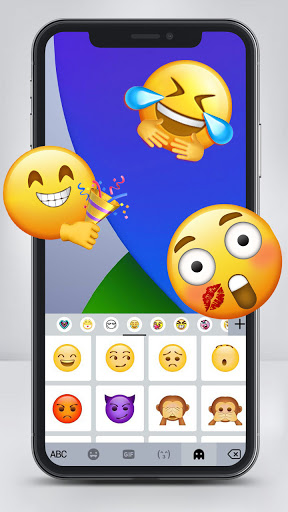 OS 14 Phone Keyboard Backgroun Screen 3