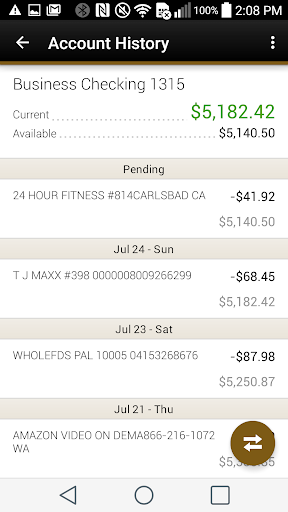 First Choice Credit Union Screen 2