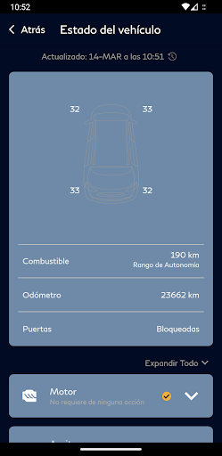 INFINITI InTouch Services Screen 3