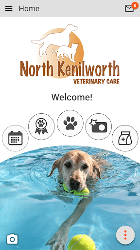 Android application North Kenilworth Vet screenshort