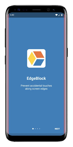 Android application EdgeBlock: Block screen edges screenshort
