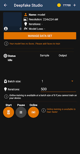 Deepfake Studio Screen 2