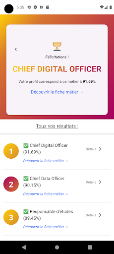 Android application Iovia screenshort