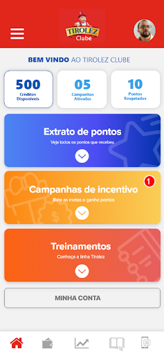 Android application Clube Tirolez screenshort