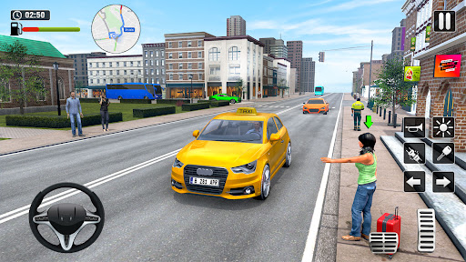 Taxi Driver 3D: City Taxi Game Screen 3