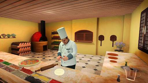 Android application Pizza Simulator: 3D Cooking screenshort