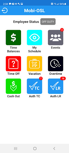 Android application Mobi-OSL screenshort