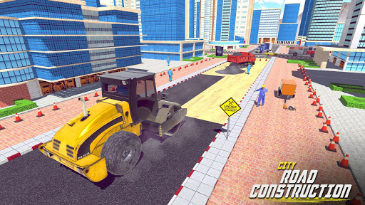 ?Heavy Sand Excavator Road Construction Game